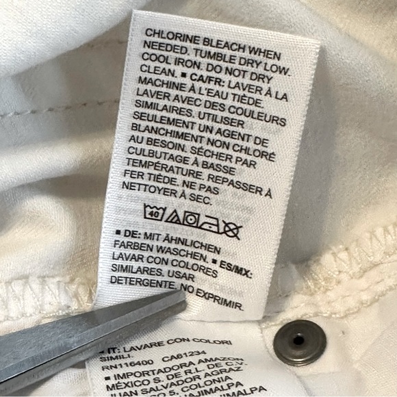 Daily Ritual High Rise Womens Raw Hem Jean Shorts 31/12 - Picture 9 of 11